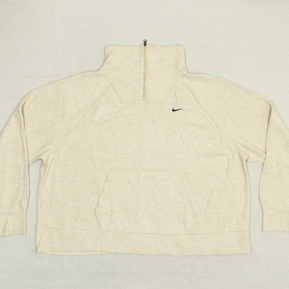 Nike Cream Half-Zip Sweater